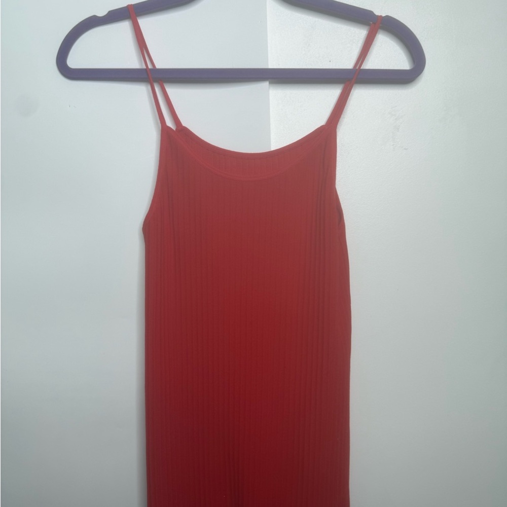 Red Sleeveless Women's bodysuit